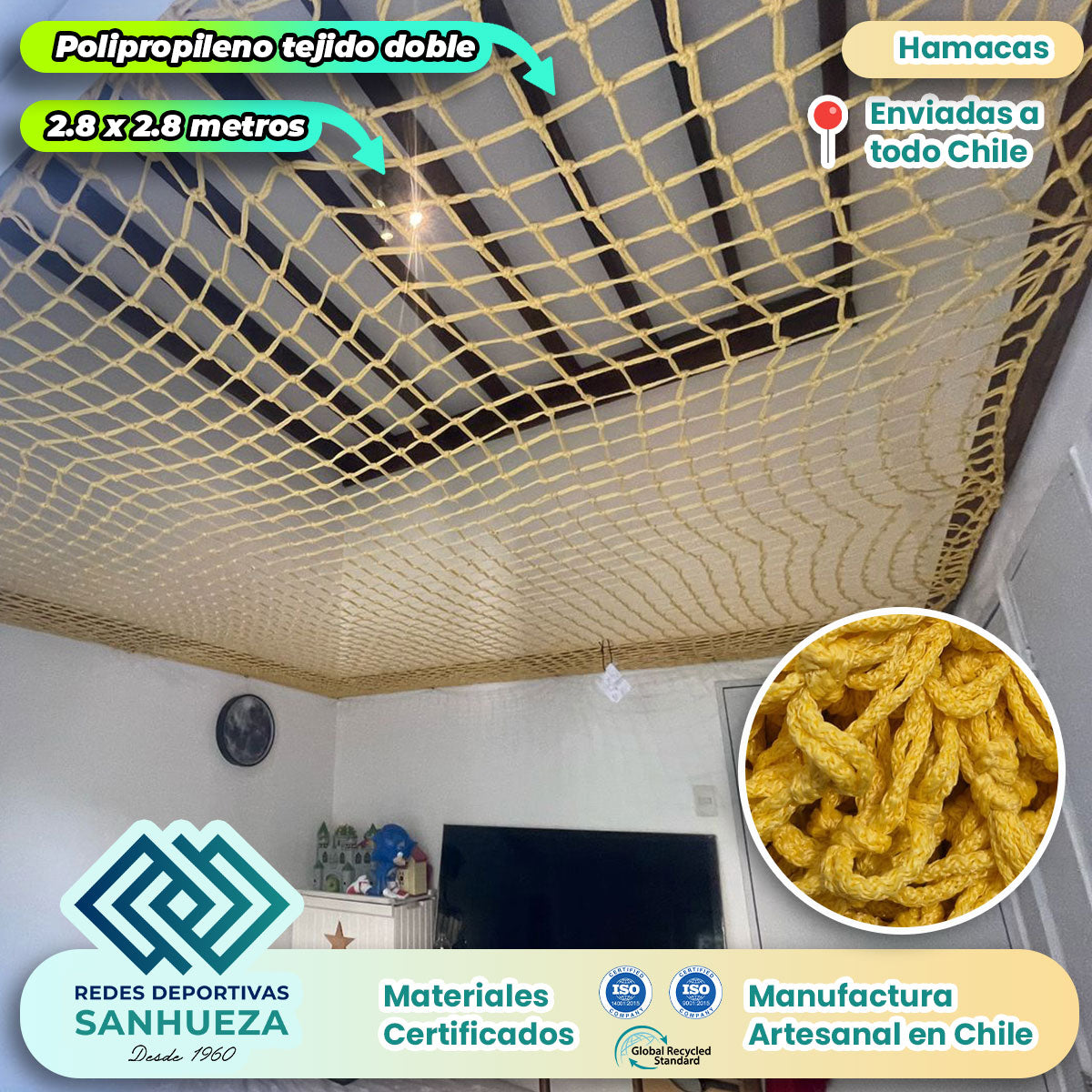 Hamacas con tejido doble