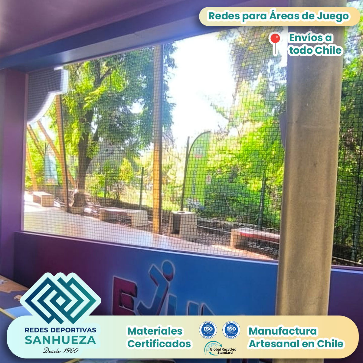 Redes para Juegos y Áreas Públicas y de Recreo