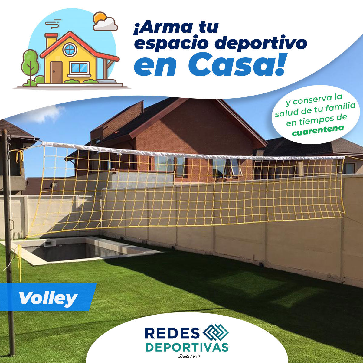 Arma tu zona deportiva en Casa